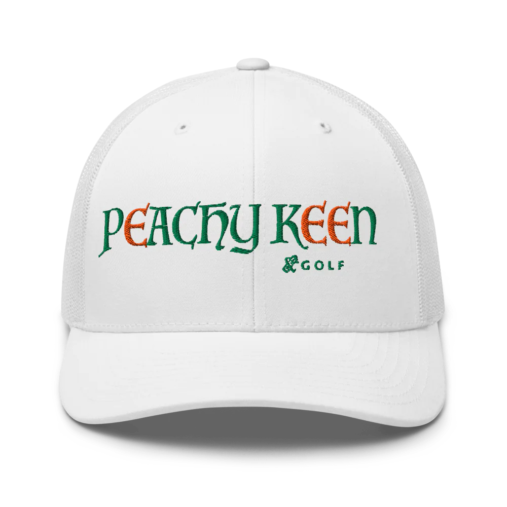Retro Trucker Hat | Peachy Keen- Sticks & Bag Golf
