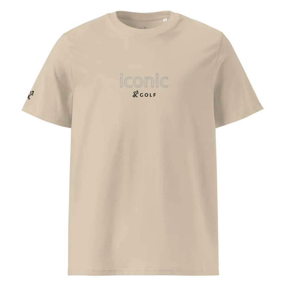 Organic Ribbed Neck T-Shirt | ICONIC- SB Golf