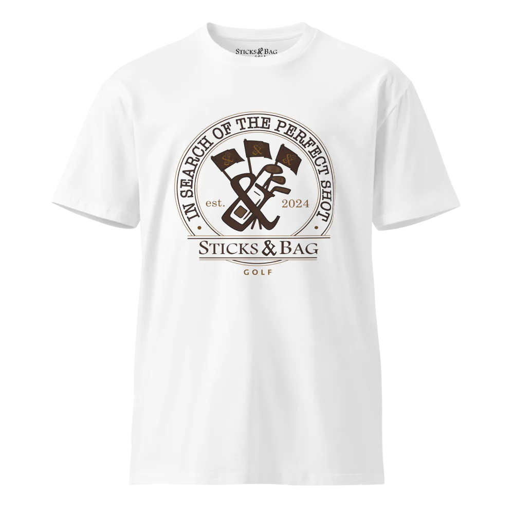 Premium T-Shirt | Perfect Shot- Sticks & Bag Golf